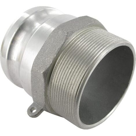 Camlock Tipo F 3" rosca macho aluminio UNIVERSAL HCN100FAL076
