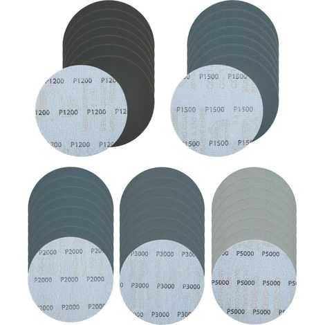 Schleifscheiben 115mm 0 Loch 1200 1500 2000 3000 5000 K&xF6rnung (1/5)