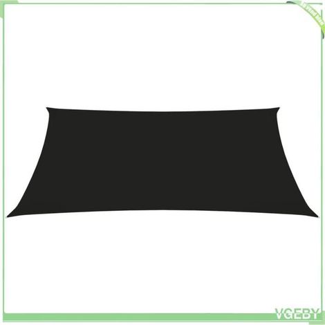 Voile de parasol - FAFEICY - 135791 - Tissu Oxford PU - Trapèze 2/4 x 3 m - Noir, anti-UV étanche (1/5)
