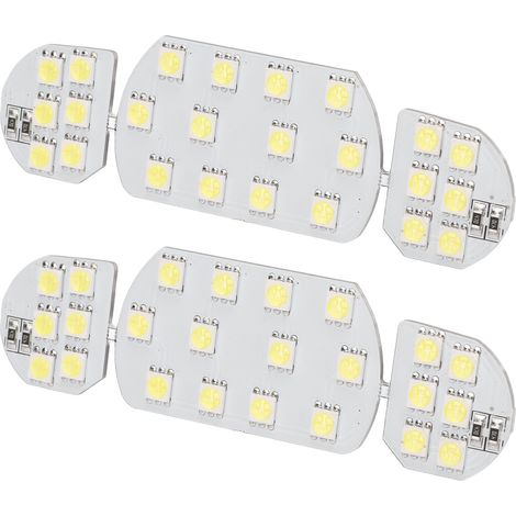 Lot de 6 lampes de lecture intérieures de toit pour voiture, 48 LED blanches, compatibles avec Peugeot 30008, 4008 et 308. (1/5)