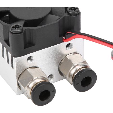 Zubehör für 3D-Drucker: Extruder-Kit mit 2 Einlässen/2 Auslässen + Düsen-Kit mit Vulkanblockstruktur (1/5)