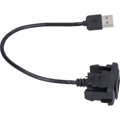Prise USB Voiture Rallonge Flexible Adaptateur Chargeur Tableau de Bord Encastrable (1/5)