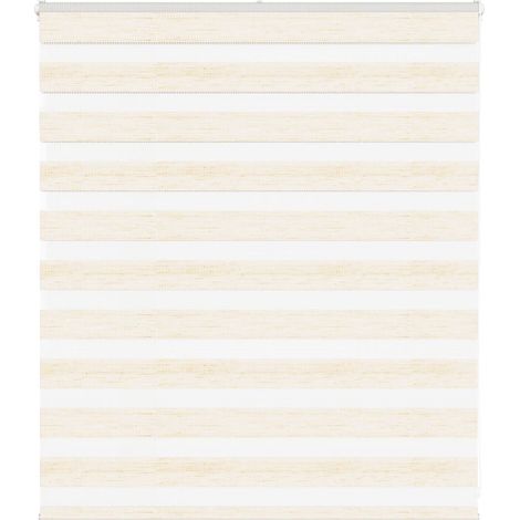 Doppelrollo Marmorbeige 125x100cm Stoffbreite 120,9 cm Polyester