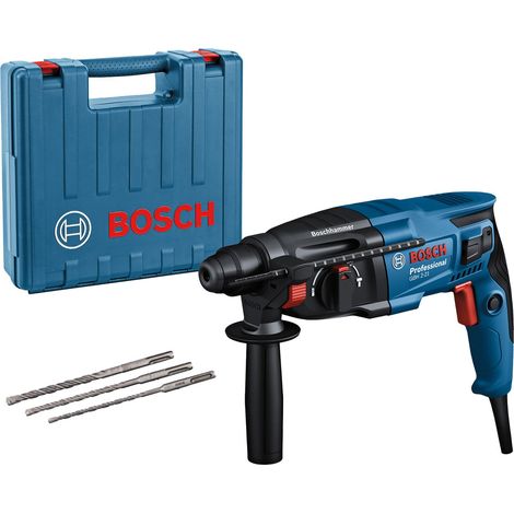 Bosch – Perforateur burineur SDS-Plus 720W 2J – 6112A6002 – Forage béton jusqu'à 21mm, bois 30mm, métal 13mm – 3 modes opérationnels