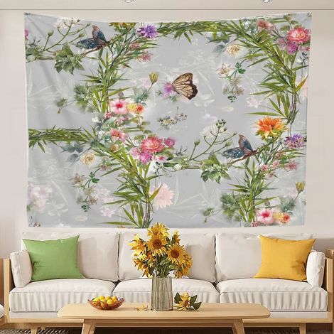Tapisseries vintage tendance pour la chambre à coucher, nappes pour la chambre à coucher, la maison ou le dortoir 100x75cm (1/5)