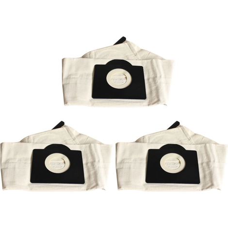 SABIR Pièces lavables compatibles avec les sacs à poussière Karcher WD3 et les sacs d'aspirateur en toile Thsinde (1/5)