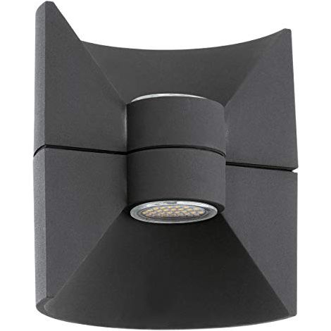 Applique Esterno Moderna Redondo Alluminio Grigio Led (1/4)