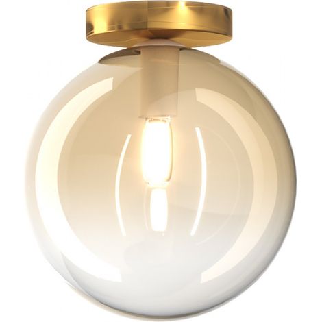 Plafoniera classica top light eclipse 1184 os pl1 am g9 led vetro lampada soffitto
