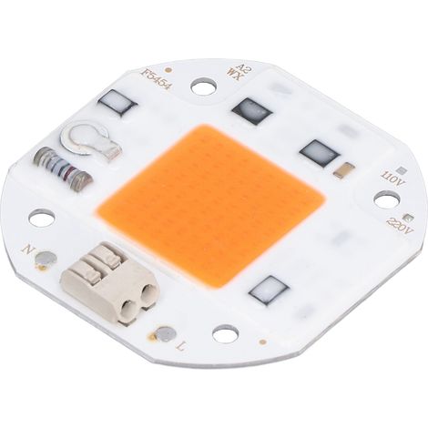 Lampe de croissance plante LED COB 70W 380-800NM, haute puissance, sans soudure, sans driver, 220V, pour culture hydroponique et fleurs, kit DIY. (1/5)
