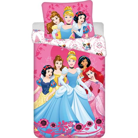 Disney Prinzessinnen Design Kuschelige Bettwäsche Baumwolle, 140x200 cm & 70x90 cm (1/5)