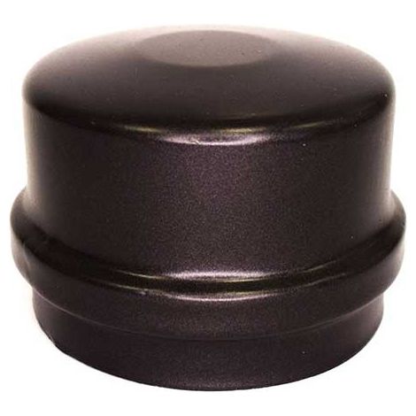 Tappo raccolta condensa cieco ø80 serie pellet 1,2 mm in acciaio al carbonio verniciato nero