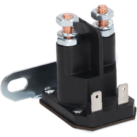 Relé de arranque de solenoide de 12 V, aluminio, ABS, cobre, compatible con tractores MTD 725, 04439B, resistente al agua y al polvo. (1/5)