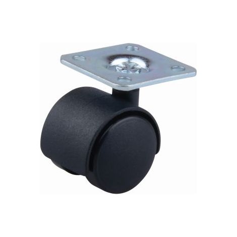 30-mm-Möbelrolle mit schwarzer Platte SANS MARQUE