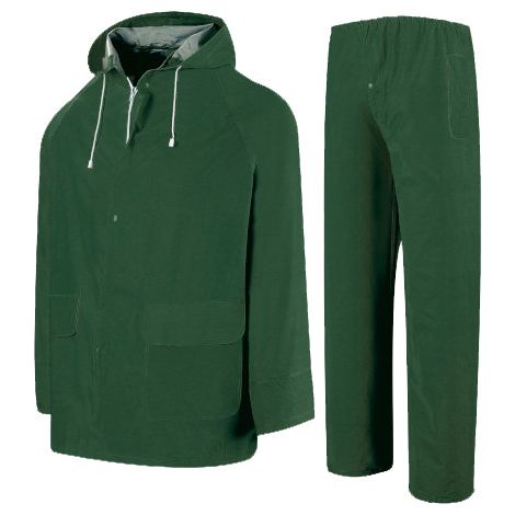 Traje agua pvc/pol verde 0,32 talla: xl meteo