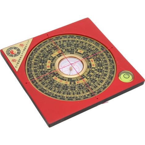 Boussole Feng Shui Chinoise en Métal Durable - Outil de Géomancie pour l'Analyse Énergétique et la Protection