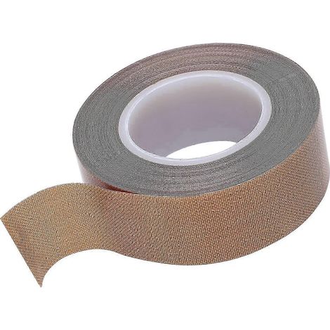 Ruban Téflon/Ruban PTFE, pour machines de mise sous vide, scelleuses manuelles et à impulsion, adhésif haute température, isolant thermique (épaisseur 0,25 mm). (1/5)