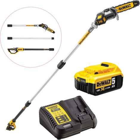 Dewalt DCMPS567X1 18v XR Brushless Pole Saw Kit - 1 x 5.0ah Battery (1/5)