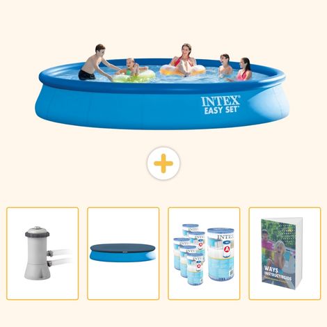 Intex Piscine Easy Set Ronde - 457x84 cm - 5-pièces SCB111 (1/5)