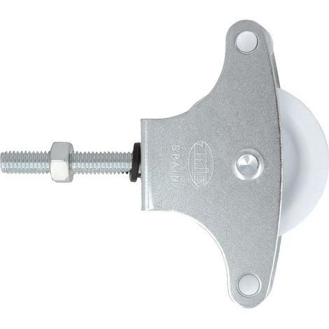 FPLUS baja amig poleas 1 zincada roldana plastico tornillo de 40