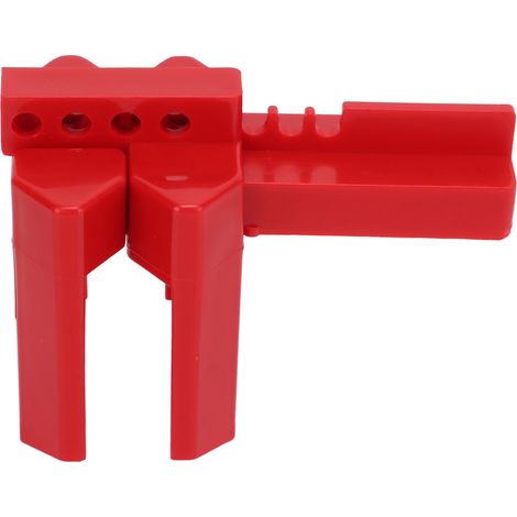 Verstellbarer Verriegelungsmechanismus für rote Kugelhähne mit 38-mm-Vorhängeschloss für DN8–DN50. Anwendungsbereiche: Chemie, Elektrizität, Öl, Kohle. (1/5)