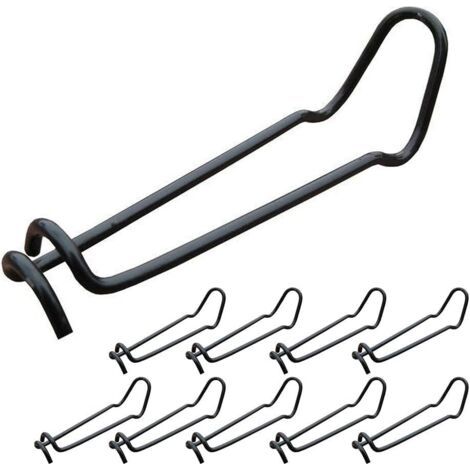 Lot de 20 clips de connexion pour piquets de jardin uniquement compatibles avec les tuyaux ronds de 16 mm de diamètre (1/5)