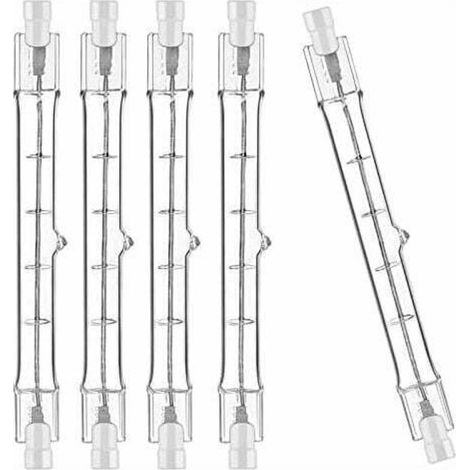 10er-Pack R7S-Halogenlampen, 118 mm, 230 W, 230 V dimmbare R7S-Halogenstablampe (118 mm) für Gebäude-, Landschafts- und Arbeitsbeleuchtung (1/5)