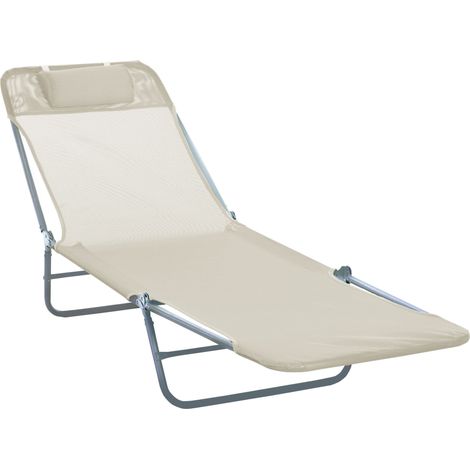 Transat pliable résistant intempéries 4 coloris, chaise longue jardin balcon terrasse relax extérieur confortable 90x