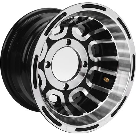 Jante de roue de VTT 8 pouces, 4 trous en alliage d'aluminium, aspect élégant, performances améliorées, Go Kart pour Quad, vélo, voiturette de Golf (1/5)