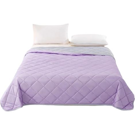 Couvertures De Lit Couverture Légère d'Été Respirante Couverture Respectueuse de la Peau Maintenant le Corps au Frais par Temps Chaud pour Camping Chambre Sommeil Canapé (1/5)