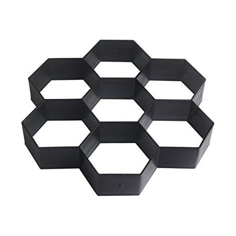 Moule à Pavé Béton 29 x 29 cm Chemin Terrasse Allée Patio Jardin DIY Moule Route Pierre