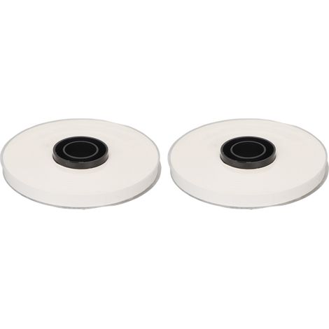 Ruban Étiqueteuse 2 Rouleaux 16m, 5mm Transparent PET Blanc, Compatible MAX LM 550A (1/5)