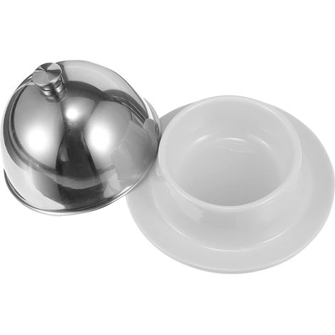 Burriera in ceramica con coperchio, contenitore per il burro per la cucina. Un elegante contenitore per conservare e servire il burro, raffinato e funzionale.