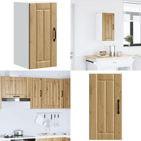 vidaXL Küchen-Hängeschrank Lucca Artisan-Eiche Holzwerkstoff (1/5)