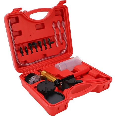 Kit de Purge de Frein Manuelle Pompe à Vide pour Voiture et Moto Jeu de Test de Purgeur (1/5)