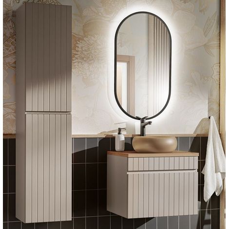 Ensemble meuble vasque + 2 éléments - 60 cm - Emblematic Cashmere - Livraison gratuite