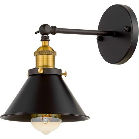 Schwarze Wandlampe verliert (1/2)