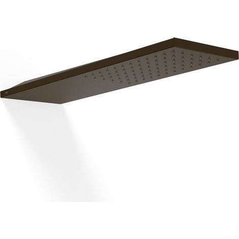 TRES 29990303KMB COMPLEMENTOS DE DUCHA Rociador De Ducha A Pared Color Negro Bronce - ref: 29990303KMB