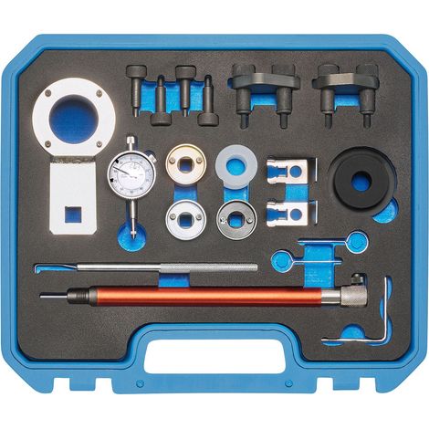 Kraftplus – Kit de calage moteur distribution vilebrequin arbre à cames – Compatible VW Audi Skoda Seat 1.8 2.0 TFSI FSI – Coffret robuste avec outils OEM