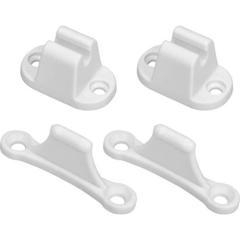 Retenue de Porte Caravane en Plastique,Butoirs de Porte de en Forme,Arrêt Retenant Support de Crochet Compatible pour Camping-Car (1/4)