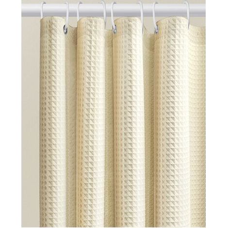120x180 épaissi jacquard gaufre salle de bain rideau de douche poinçonnage gratuit imperméable couleur unie jacquard rideau de douche (1/4)