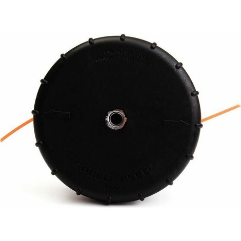 Tête de débroussailleuse Speed Feed 450 CHOYCLIT pour Echo SRM 266/266S/266T/266U/280/280S/280T, arbre droit, remplace 99944200903, noir (1/5)