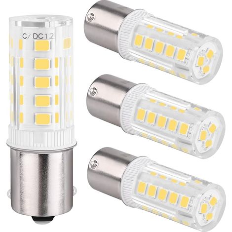 P21W LED BA15S 1156 12V 24V Cool White 6000K Bulb for Boat, RV, Auto Car, Outdoor Landscape Lighting (1/2)