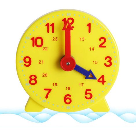 Réveil éducatif pour enfants, horloge d'apprentissage réglable, outil d'éveil aux chiffres (1/5)