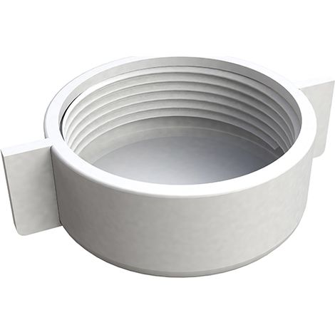 Tappo per sifone idrobric, filettato femmina da 1 e 1/2, in pvc, idb sfusif0117ta