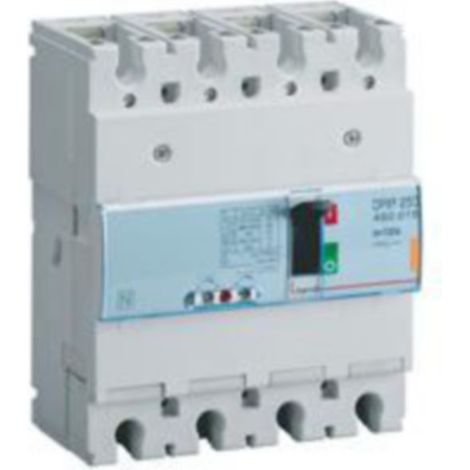 Disjoncteur magnétothermique DPX³250 pouvoir de coupure 25kA 400V - 4P - 100A - LEGRAND