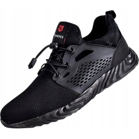 Scarpe antinfortunistiche in similpelle scamosciata con puntale, taglia 48 WA
