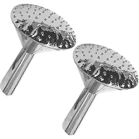 Têtes d'arrosage argentées pour le jardinage (lot de 2) (1/5)
