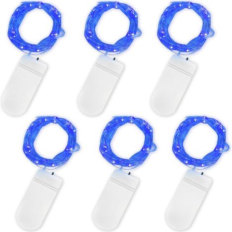 Illuminazione d'atmosfera, lunga 2 metri, con filo di rame impermeabile da 20 mm e luci a LED, ideale per compleanni, feste, matrimoni, decorazioni da giardino, ecc. (1/5)