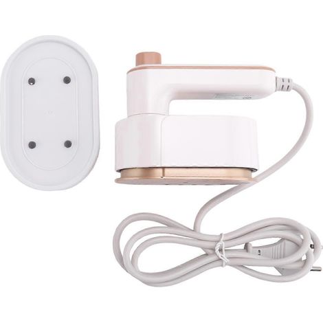 Mini fer à repasser électrique portable, défroisseur vapeur, pour vêtements secs et humides. Prise européenne. (1/4)