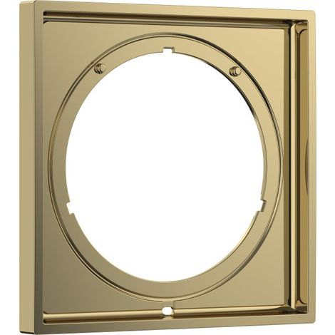 Axor ShowerSelect ID - Plaque d'adaptation 17x17 cm, aspect doré poli 13641990 (1/3)